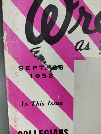 Wrestling as you like it 1953年09月号