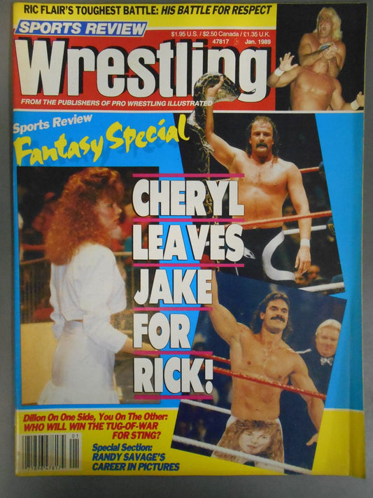 SPORTS REVIEW Wrestling 1989年01月号