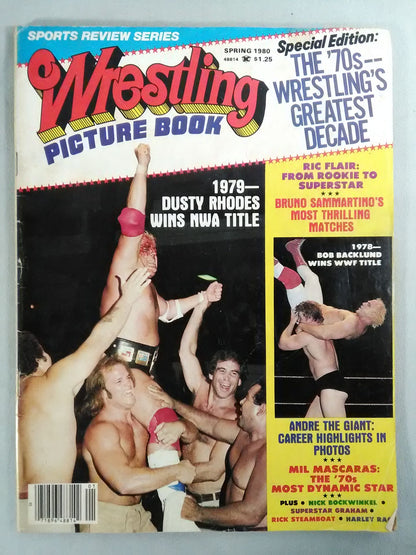 SPORTS REVIEW SERIES Wrestling PICTURE BOOK Spring 1980 Issue