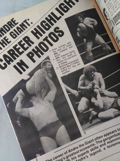 SPORTS REVIEW SERIES Wrestling PICTURE BOOK Spring 1980 Issue