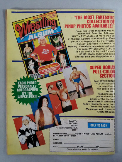 SPORTS REVIEW SERIES Wrestling PICTURE BOOK Spring 1980 Issue