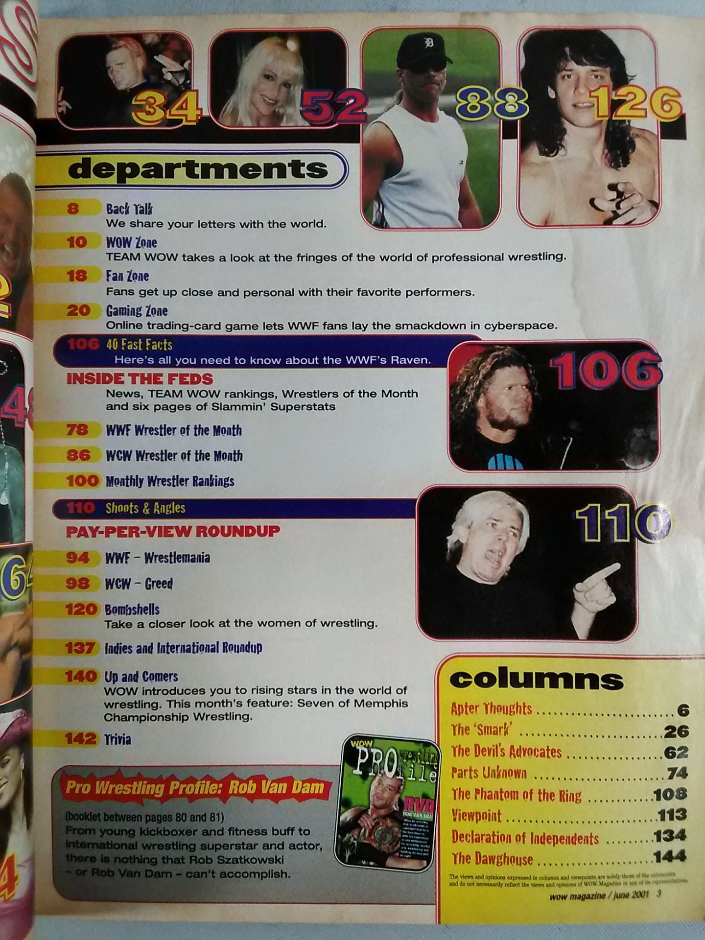 WOW Magazine 2001年06月号