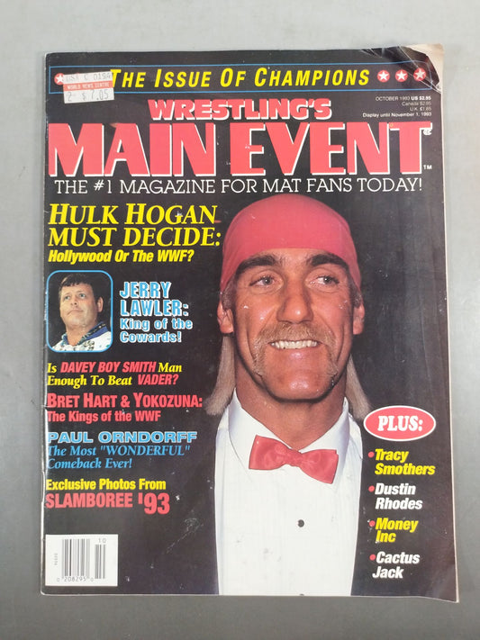 WRESTLING’S MAIN EVENT 1993年10月号