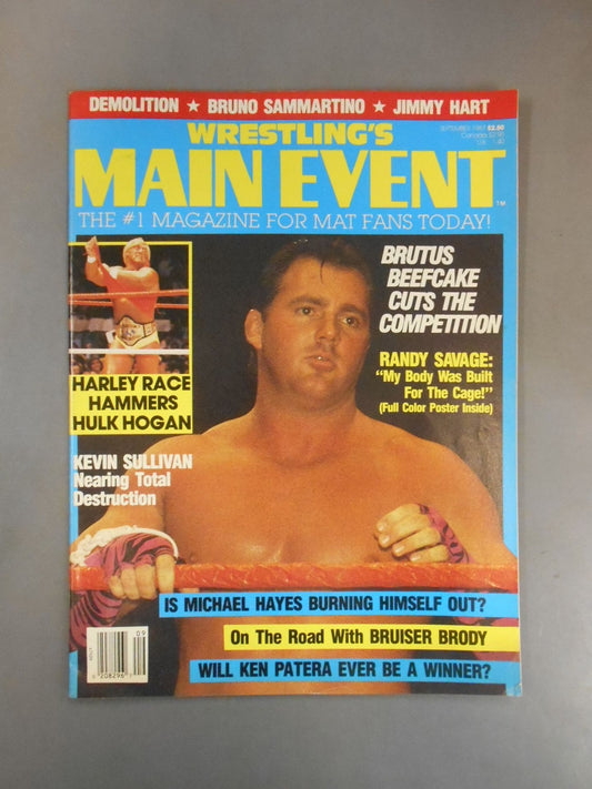 WRESTLING’S MAIN EVENT 1987年9月号