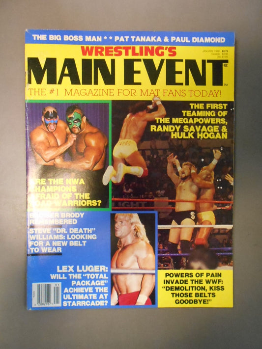 WRESTLING’S MAIN EVENT 1988年1月号