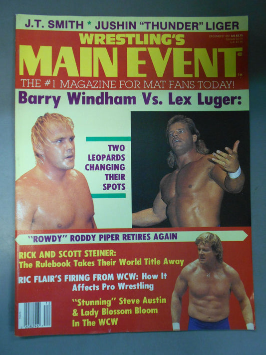 WRESTLING’S MAIN EVENT 1991年12月号