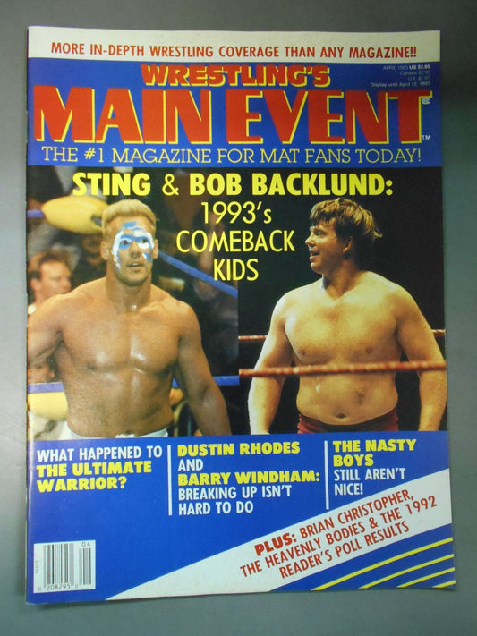 WRESTLING’S MAIN EVENT 1993年4月号