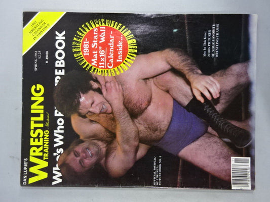 WRESTLING TRAINING WHO’S WHO PICTURE BOOK 1981