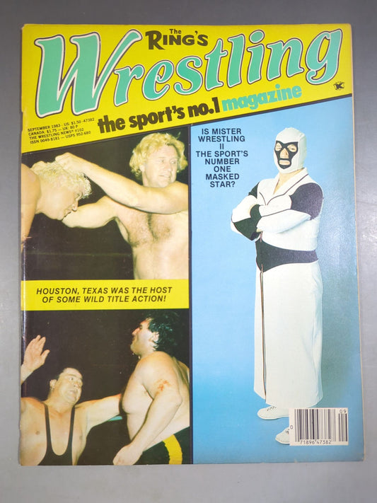 【The RING’S】Wrestling magazine 1983年9月号