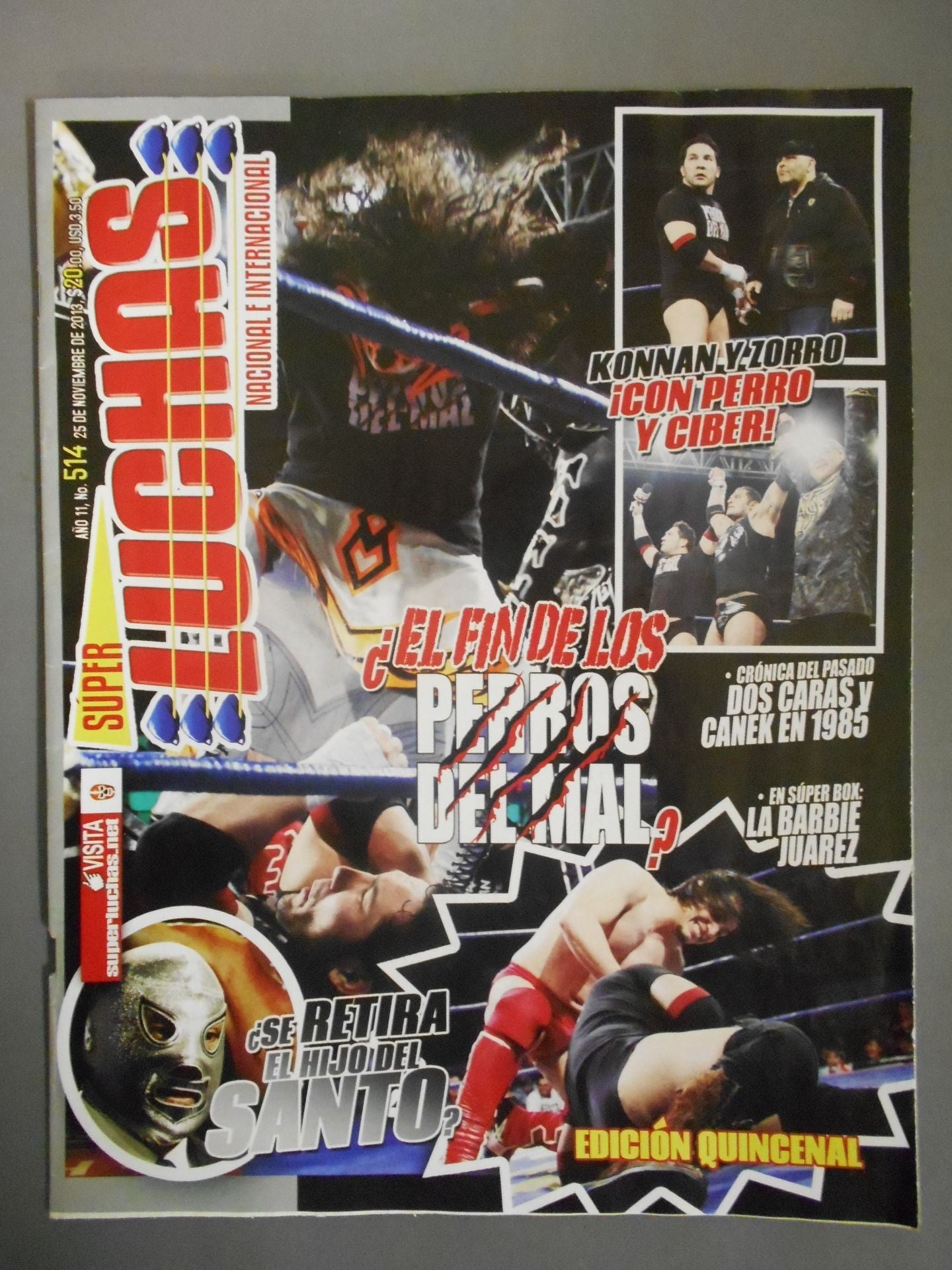 SUPER LUCHAS NACIONAL E INTERNACIONAL No.514