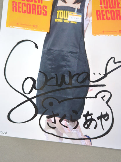 さくらあや スターダム×TOWER RECORDS 2024 ポートレート