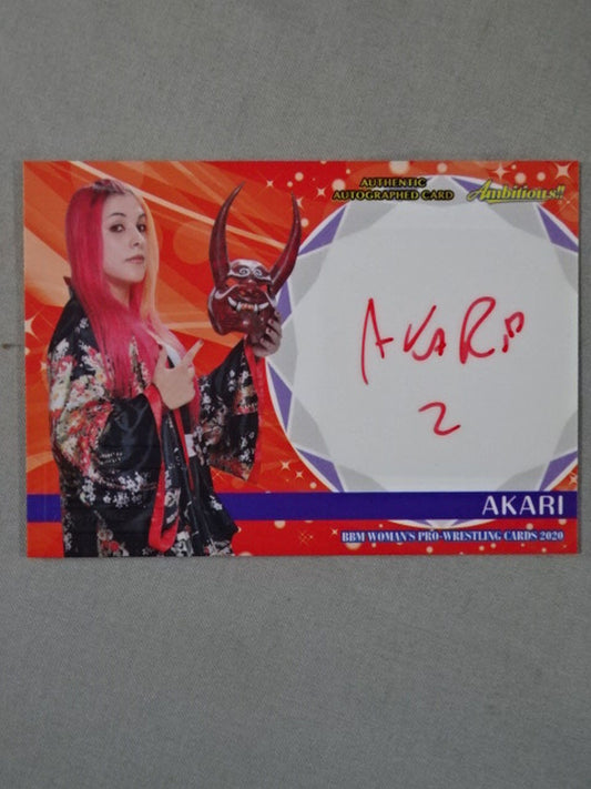 2020 BBM AKARI 公式サインカード②