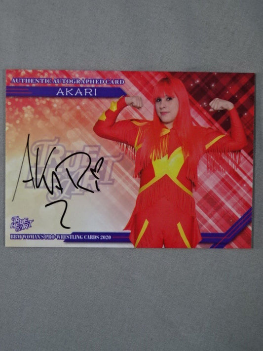 2020 BBM AKARI 公式サインカード