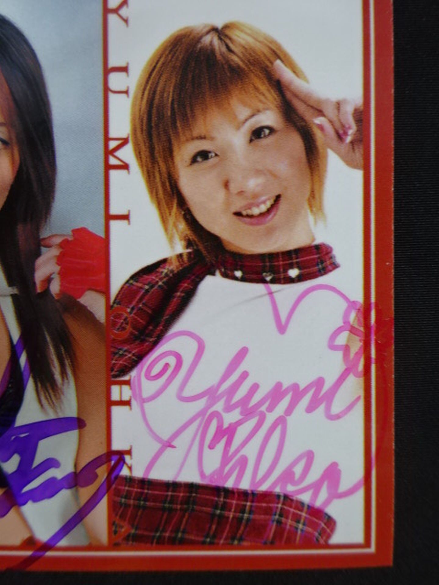ATHTRESS jd'star panipani Emi Tojo & Mitsuho Ishikawa & Yumi Ohka  Official Tripleautographed card 