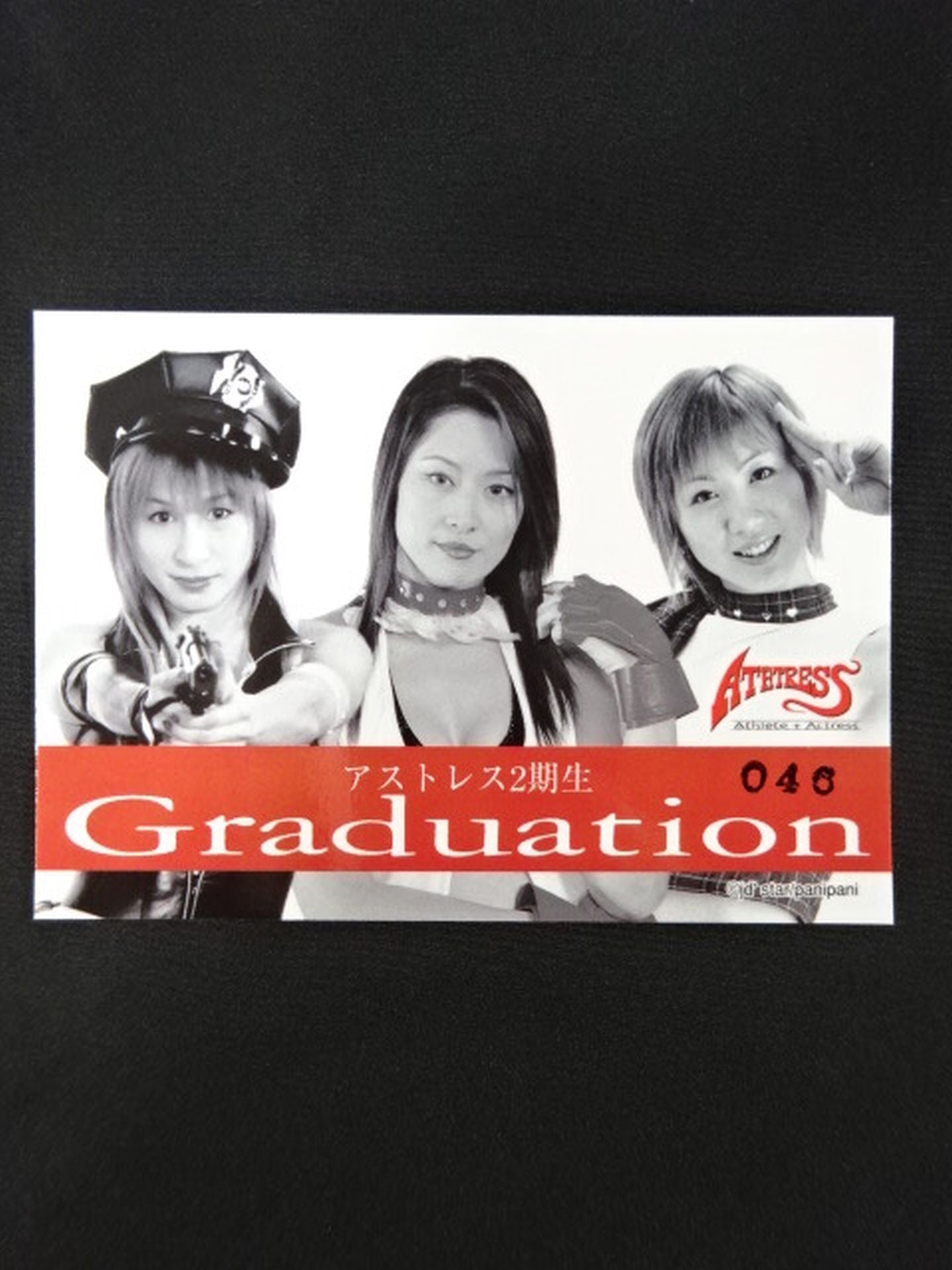 ATHTRESS jd'star panipani Emi Tojo & Mitsuho Ishikawa & Yumi Ohka  Official Tripleautographed card 