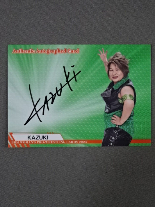 2023 BBM KAZUKI 公式サインカード