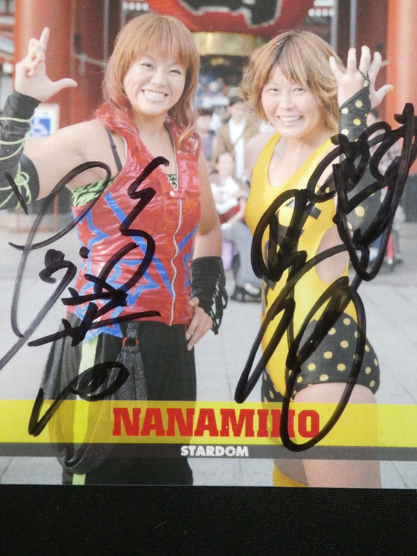 STARDOM Nanae Takahashi & Miho Wakizawa Event Limited autographed card