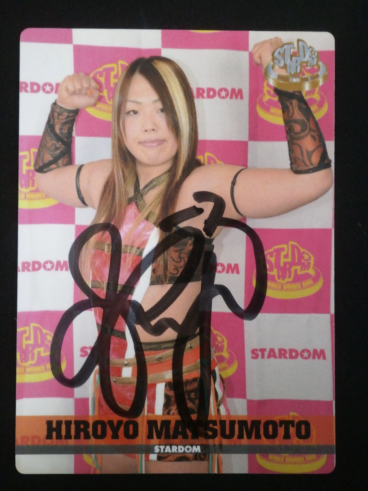 STARDOM Hiroyo Matsumoto Event Limited Autographed Card