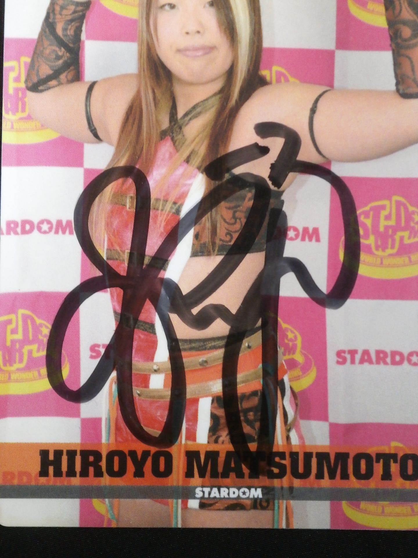 STARDOM Hiroyo Matsumoto Event Limited Autographed Card