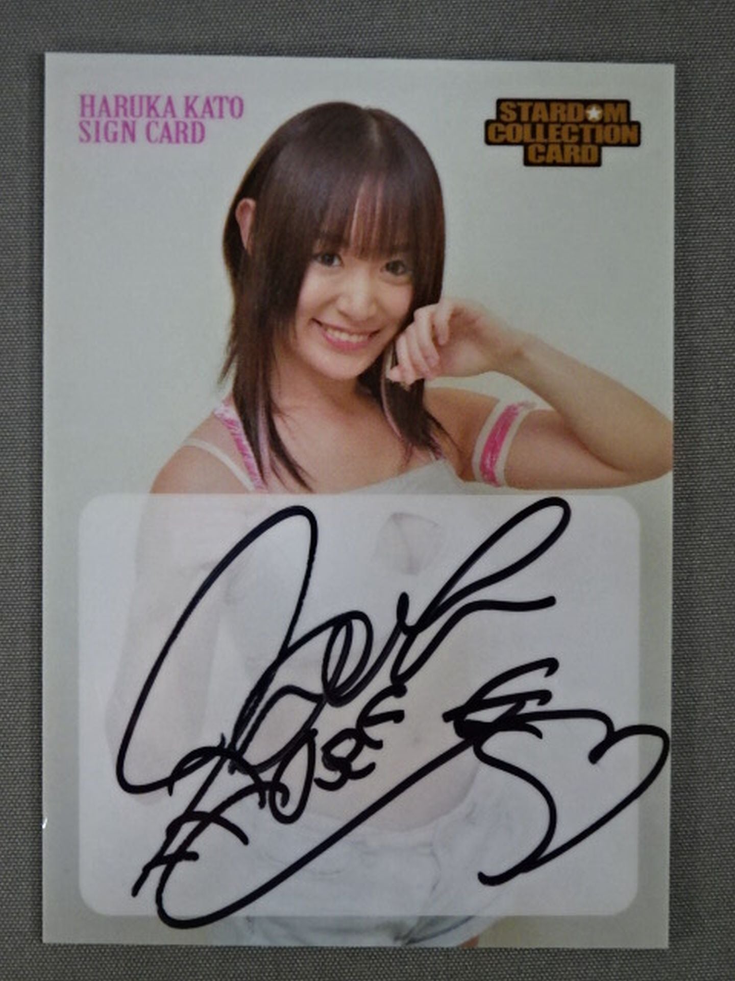 STARDOM COLLECTION CARD Yu Kato Official Autographed Card(1)