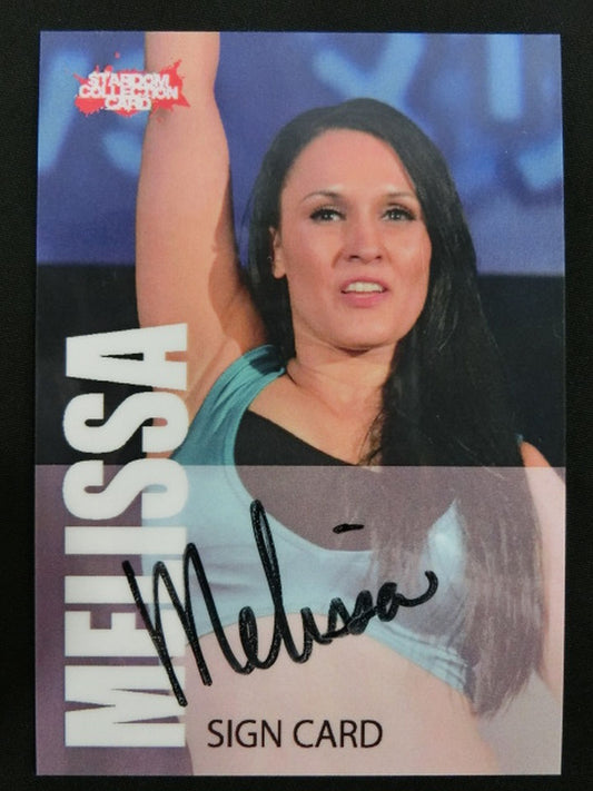 STARDOM COLLECTION CARD Melissa Official Autographed Card