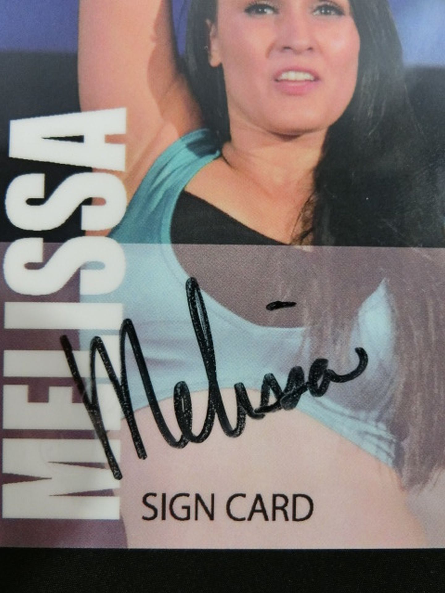 STARDOM COLLECTION CARD Melissa Official Autographed Card