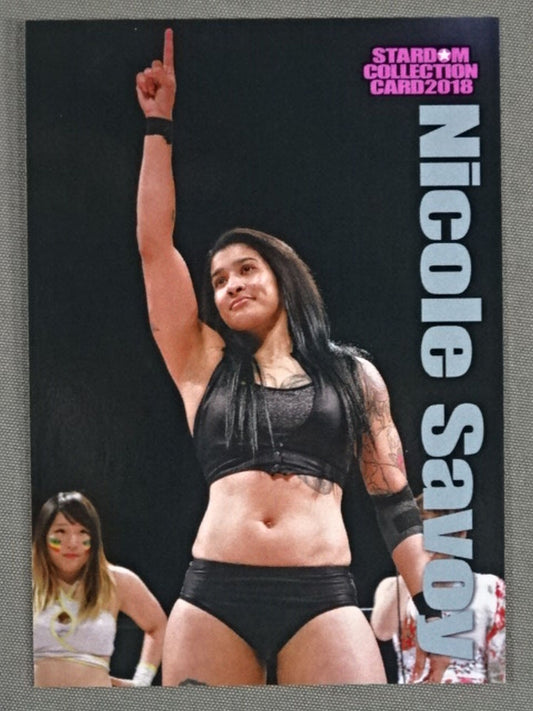 2018 STARDOM COLLECTION CARD ニコル・サボイ(174)