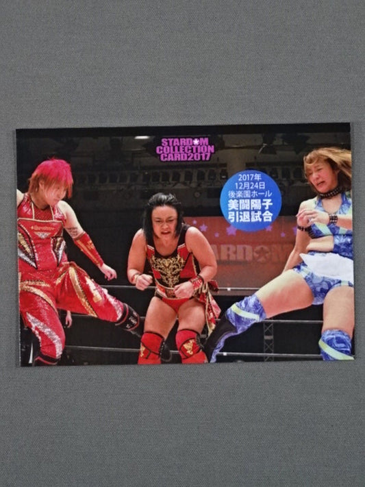 2017 STARDOM COLLECTION CARD 美闘陽子 引退試合②