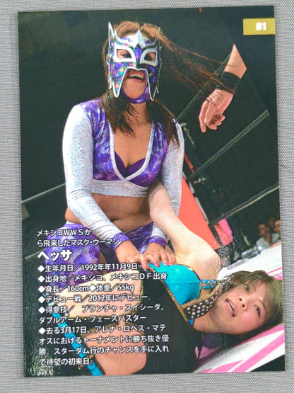 2017 STARDOM COLLECTION CARD ヘッサ(91)