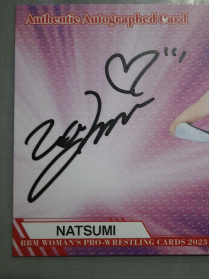 2023 BBM NATSUMI 公式サインカード