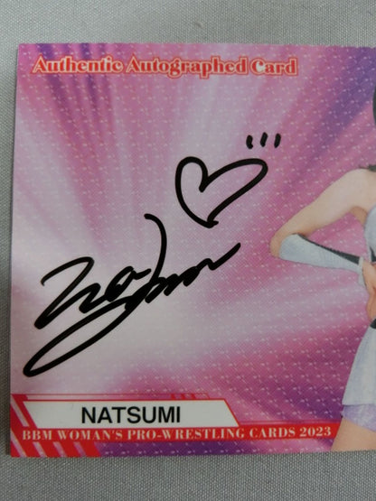 2023 BBM NATSUMI 公式サインカード