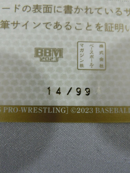 2023 BBM NATSUMI 公式サインカード