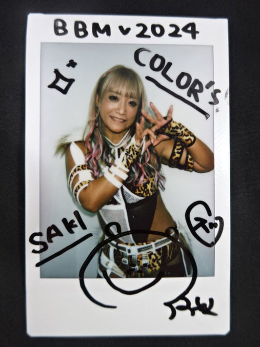 2024 BBM SAKI 直筆サイン入り 公式チェキカード