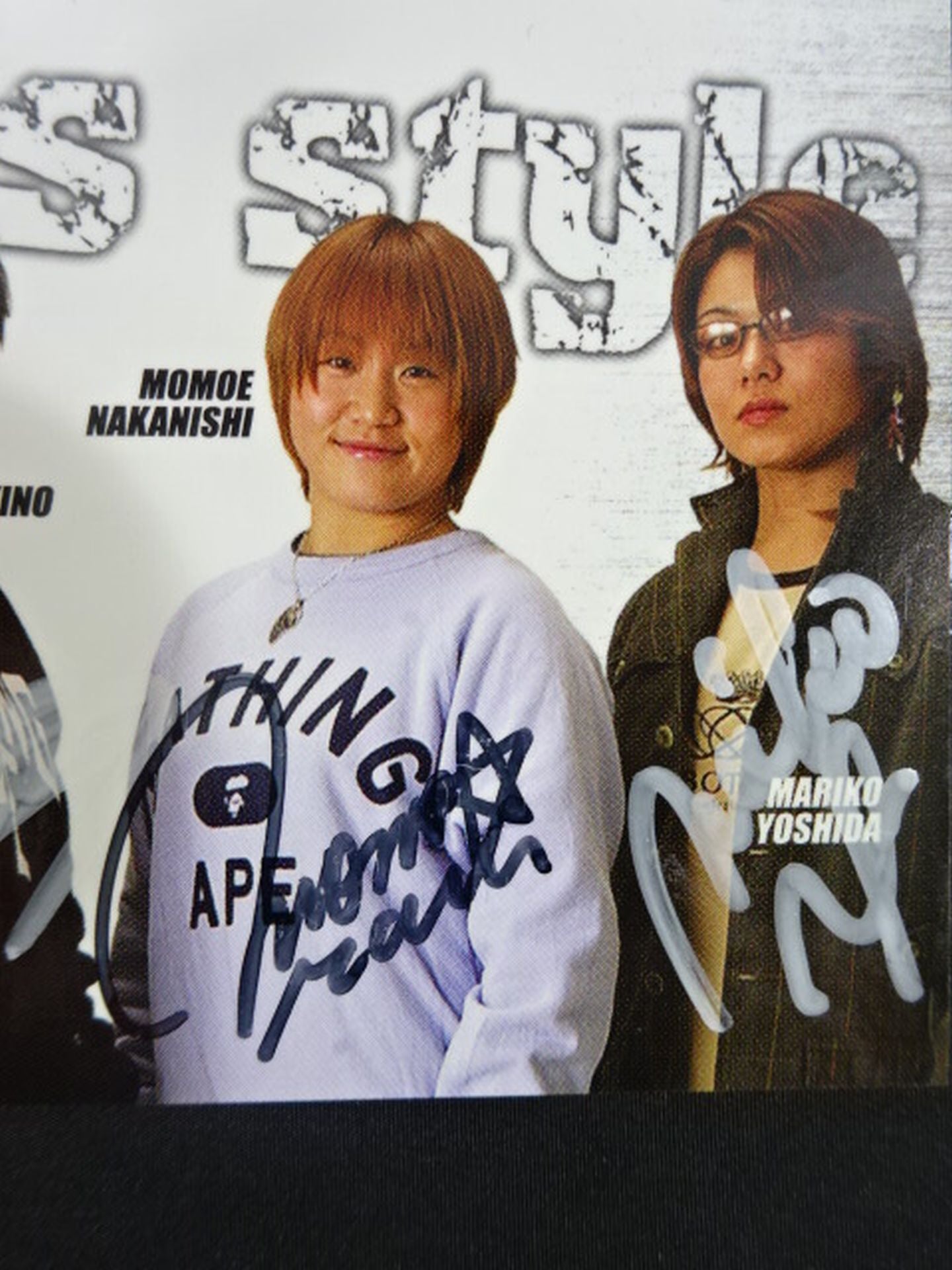 M's STYLE Michiko Omukai  & AKINO & Nakanishi Momoe & Yoshida Mariko Officialautographed card 