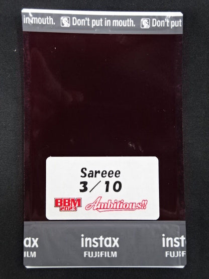 2023 BBM Sareee 直筆サイン入り 公式チェキカード