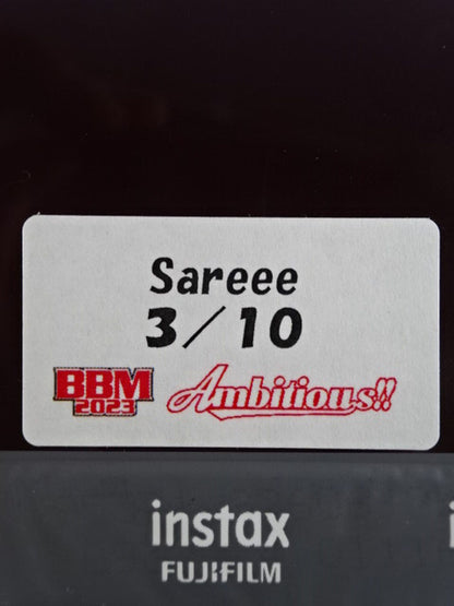 2023 BBM Sareee 直筆サイン入り 公式チェキカード