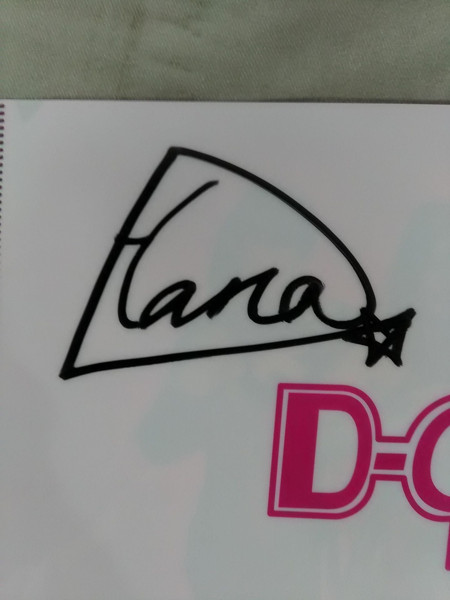 [3 fighters hand signed autograph Team DATE plastic file folder