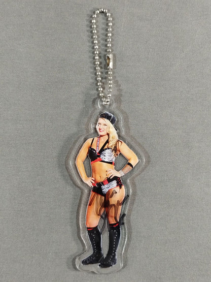 【hand signed autograph】 Toni Storm  Acrylic Keychain