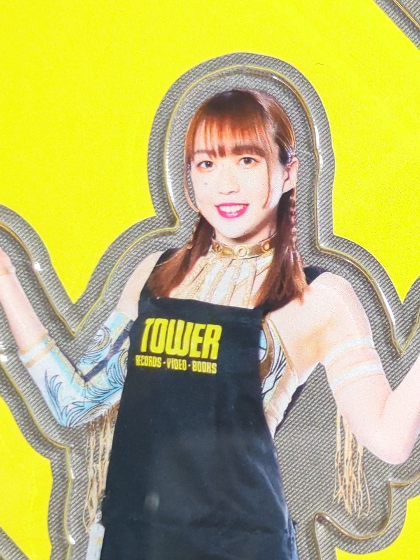 STARDOM×TOWER RECORDS トレーディングアクリルプレート　C 上谷沙弥 STARDOM×TOWER RECORDS トレーディング アクスタ