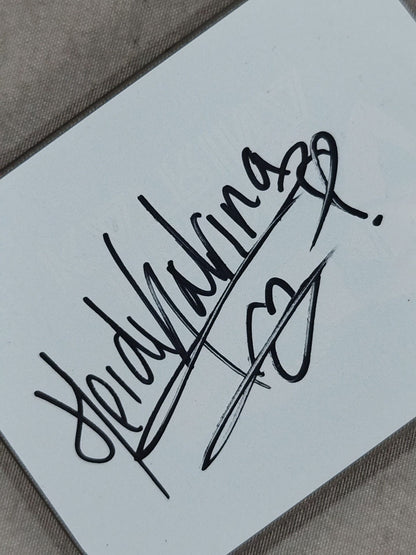 【hand signed autograph】  Heidi Katrina Acrylic Keychain