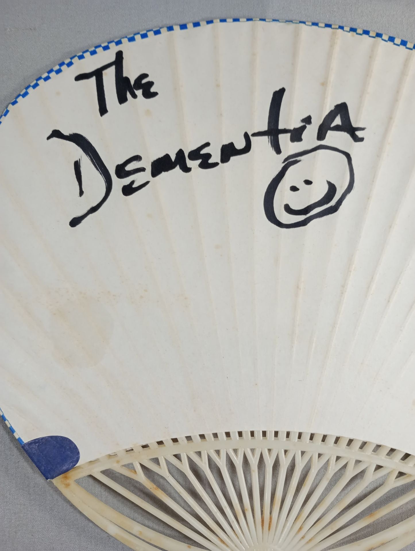 Dimensionia Hand Signed Autograph  Japan WomenPro Wrestling  Uchiwa (paper fan) 