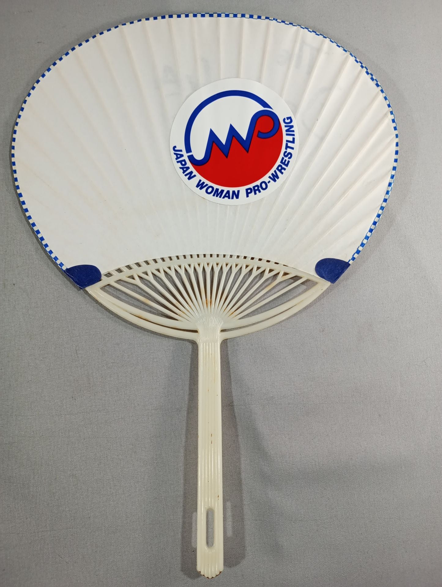 Dimensionia Hand Signed Autograph  Japan WomenPro Wrestling  Uchiwa (paper fan) 