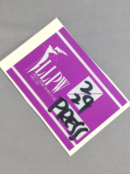LLPW [PRESS] Pass Card (02/29)