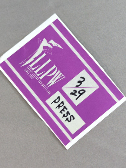 LLPW [PRESS] Pass Card (03/29)