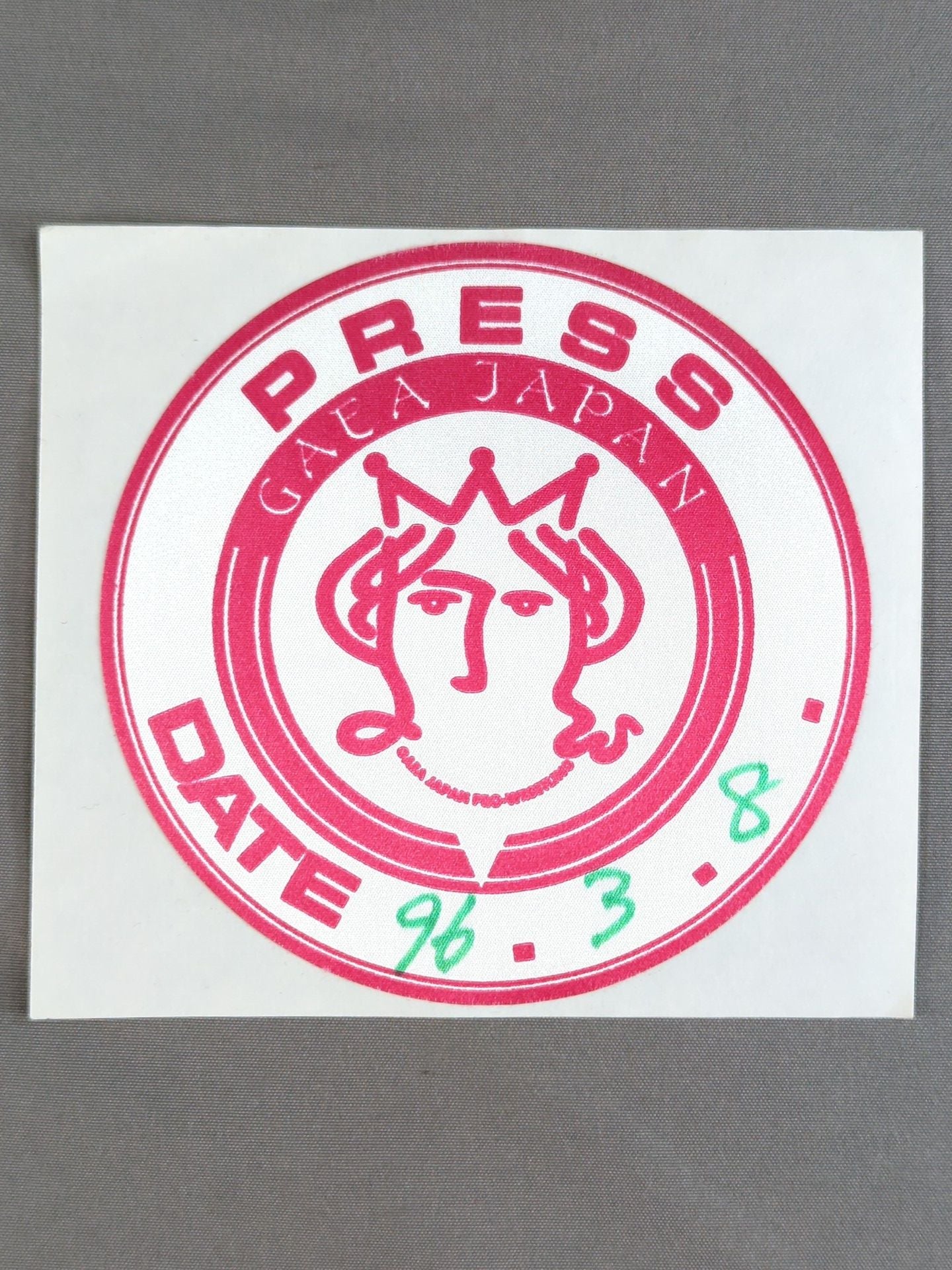 GAEA JAPAN「TOO HOT!」 【PRESS】Pass Card