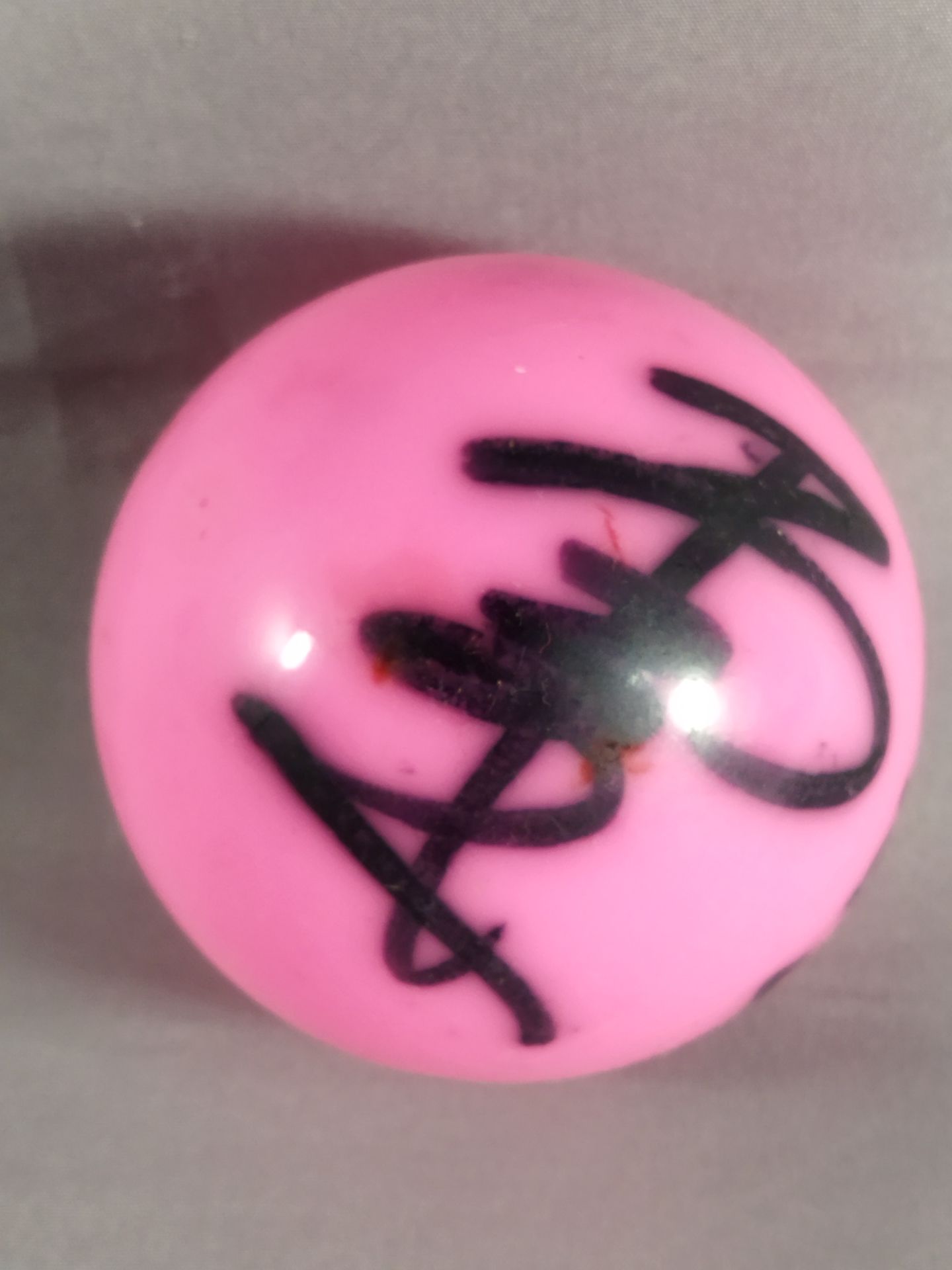 Yuki Shizuku Hand Signed Autograph  Ball