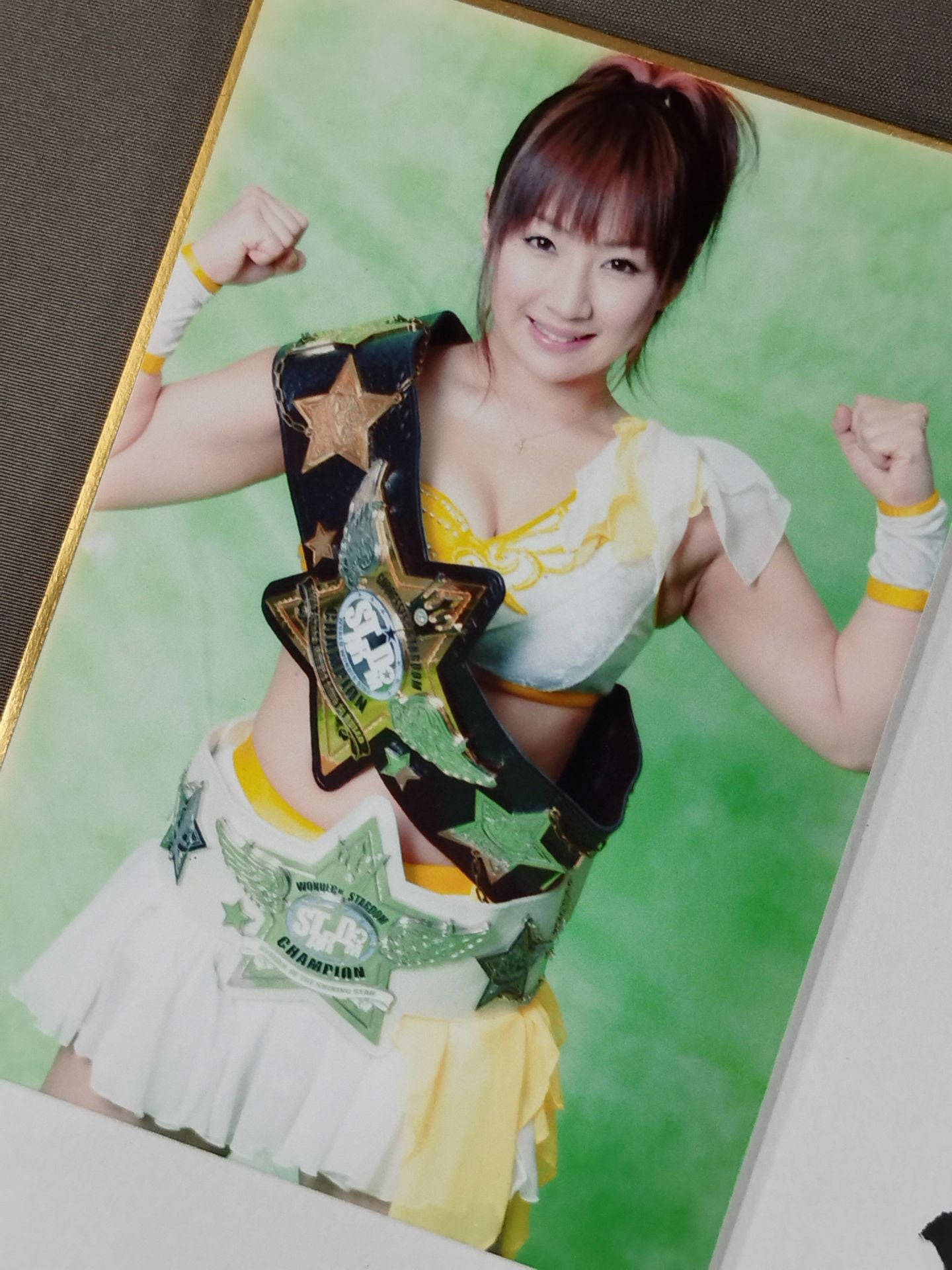 愛川ゆず季(ブロマイド貼付)