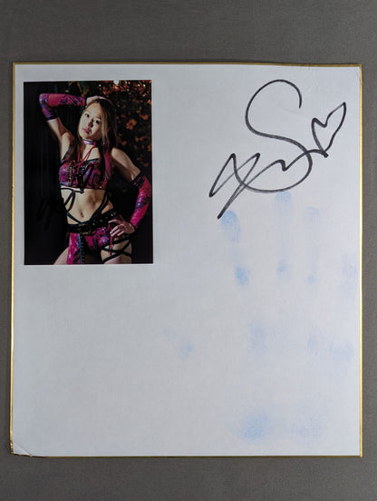 ★ Handprint Shikishi ( Autograph board ) & Limited photo with ★ Shuri
