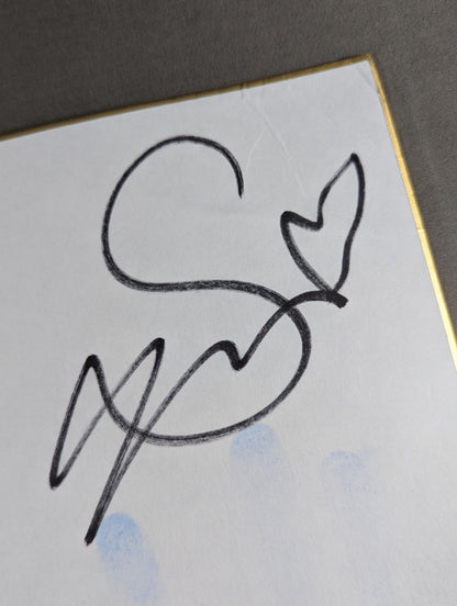 ★ Handprint Shikishi ( Autograph board ) & Limited photo with ★ Shuri