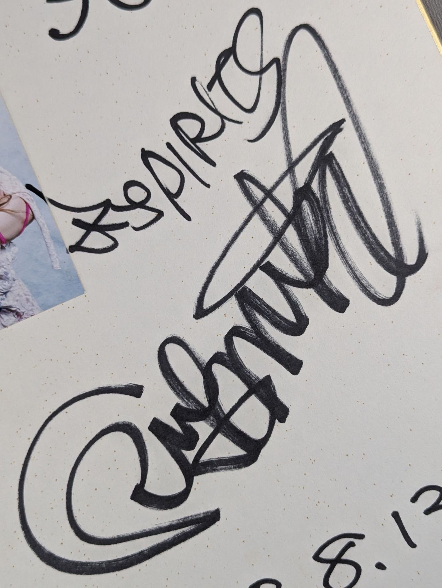 西尾美香(ブロマイド貼付)